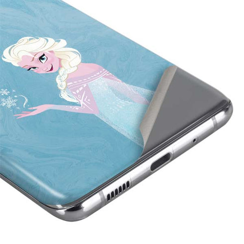 Disney Frozen Ice Blue Elsa Art Galaxy S20 Ultra 5G Skin
